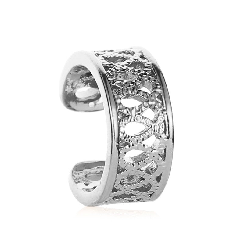 Fashion Exquisite Rhinestone Decor Ear Cuff earring for Woman Ear 2026 Summer New Arrival Christmas Jewelry Gift